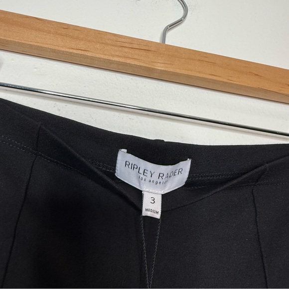 New Revolve Ripley Rader Ponte Knit Straight Leg Pant in Black size medium - Picture 8 of 14